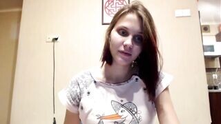 Lilly a terhes tinédzser lány maszturbálása
