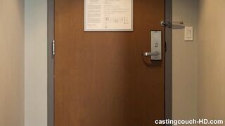 Solana a tini fekete csajszika a castingon járt