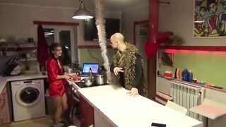 Orosz tinédzser szuka dp-be tolva