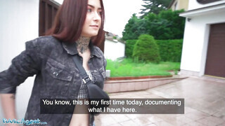 Public Agent - Tabitha Poison a kitetovált zsenge cunci