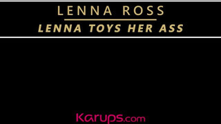 Lenna Ross izgatja a ánuszát