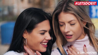 Apolonia Lapiedra és Rebecca Volpetti argentin tinédzser erotikus leszbi sex