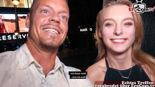 Német pornósztár csábítja a turista hapsit igazi dugásra