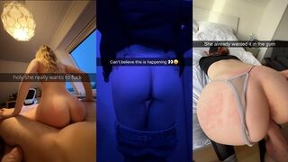 Fiatal csajok mocskos szexelése snapchat válogatásban
