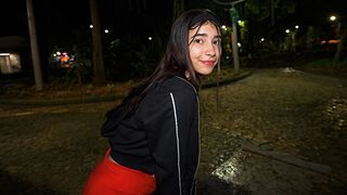 Nyilvános felszedés vad édeshármasban végződik, amikor beleegyezett az popsiba