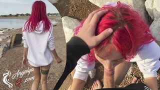 Vad zsenge cidázás a strandon - lenyeli az egészet